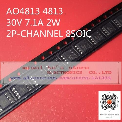 [10pcs] AO4813 AO4813L AO4818 AO4818B AO4818BL 4813 4813L 4818 4818B 4818BL - 100% New MOS field effect transistor