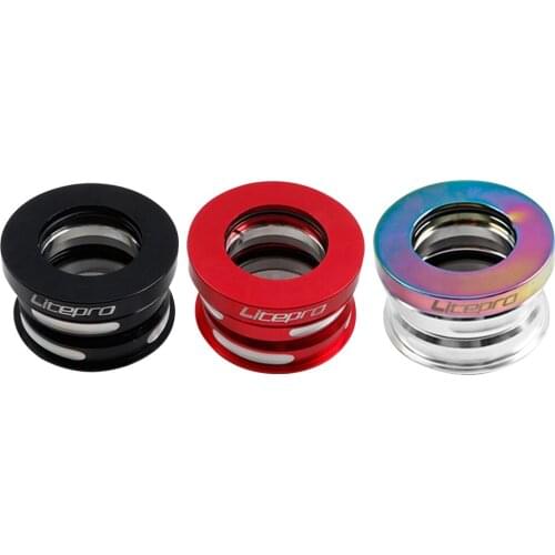 3 Colour Cycling Mountain Bike 44MM Headset for frame headset tapered MTB aluminum alloy Folding Bike Parts free shipping