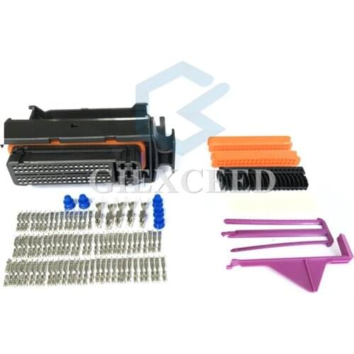 81 Pin VW ECU Automotive Tyco Connector 368376-1 Electrical Auto Wiring Plug 1J0906385C 1J0 906 385C