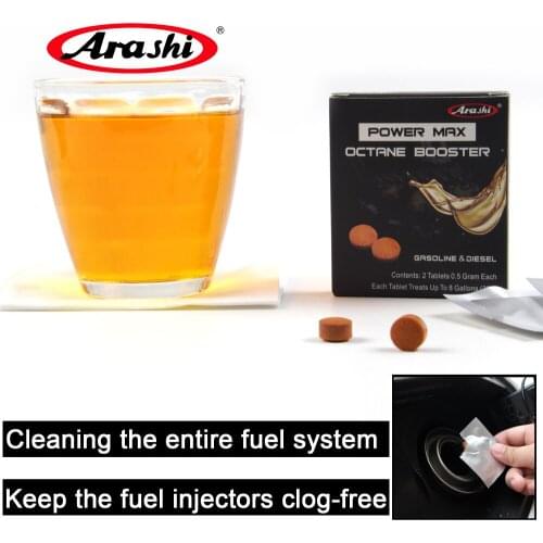 Arashi 6 Packs Power Max Diesel Fuel Additive Injector Petrol Gasoline Cars Vehicles Engine Booster Oil Cleaner For BMW 2018