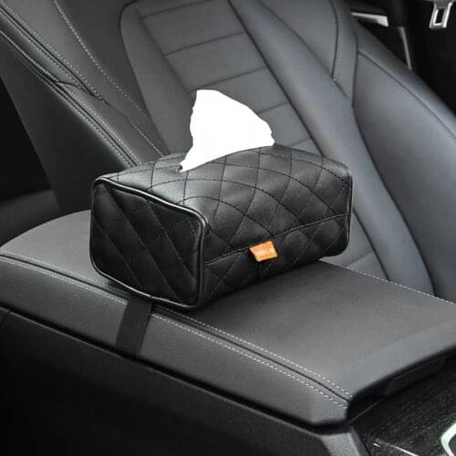 Car Sun Visor Chair Back Hanging Type Car Tissue Box Case For Mercedes Benz W202 W220 W204 W203 W210 W124 W211 W222 X204 Amg Clk