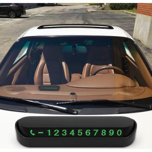 Car Styling Temporary Parking Card Phone Number Card Sticker For Mazda 3 Angksela Bk CX 5 4 7 Atez 6 Gh Gg Gi Auto Accessories