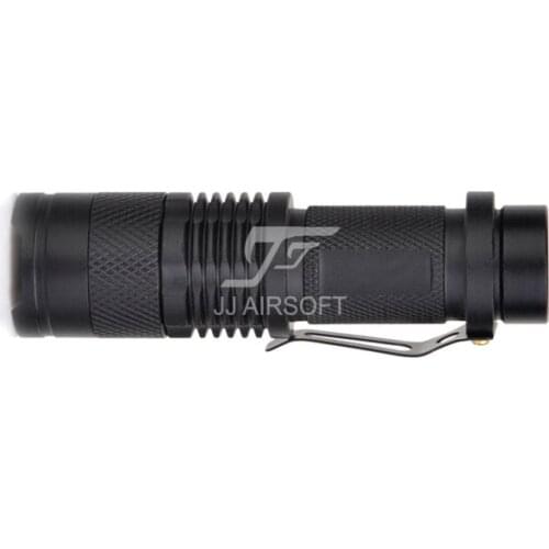 Element Mini Telescopic Zoom Flashlight (Black)