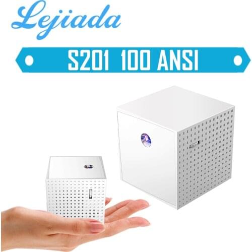LEJIADA S201 DLP Mini Projector USB Sync Wired Display Beamer 1080P HD Home Smart Theater Portable HDMI Proyector Video Player