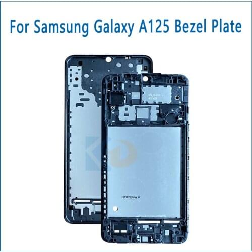 Mobile Phone Accessories Housing Middle Frame For Samsung Galaxy A12 A125 Bezel Plate Replacement