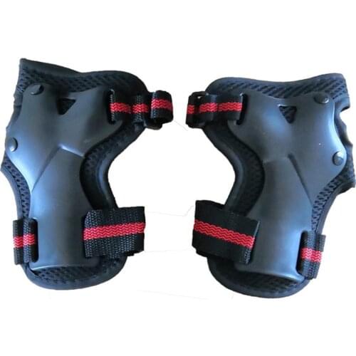 6Pc/Set Outdoor Adjustable Skating Knee Elbow Hand Brace Pads Protective Guard for Skateboard Ice Skating Wrist Knee Protector
