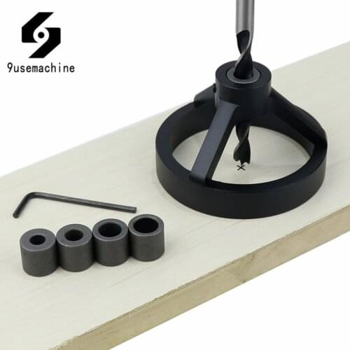 Vertical Drill Guide Positioner Pocket Hole Jig Straight Angle Guide Doweling Jig Hole Puncher For Household DIY Carpentry Tools