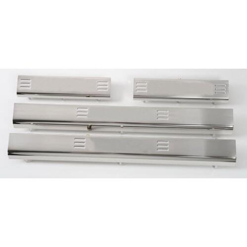 Newest Fashion 4pcs/set Interior Stainless Steel Door Sill Entry Guard Scuff Plate Pedal Fits For Dodge RAM car styling