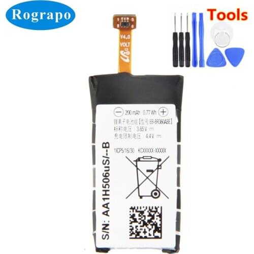 200mAh Li-Polymer EB-BR360ABE Replacement Battery For Samsung Gear Fit2 Fit 2 R360 SM-R360 Genuine Original Accumulator +tools