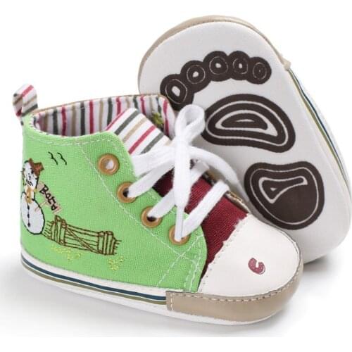 Infant Baby Boy Shoes Classic Canvas Sports Sneakers Prewalker First Walkers Soft Sole Anti-slip Shoes