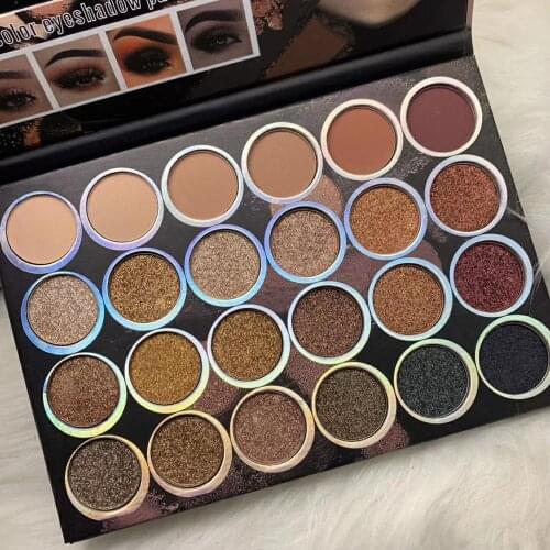 Premium Natural Color Show Eye shadow makeup 24 colors matte & shimmer eye pressed powder easy to wear 48pcs/lot DHL Free