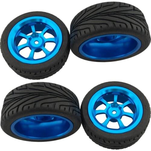 Durable Rims & Tires RC Car Wheels for 1/18 WLToys A949 A959 A969 Accessory
