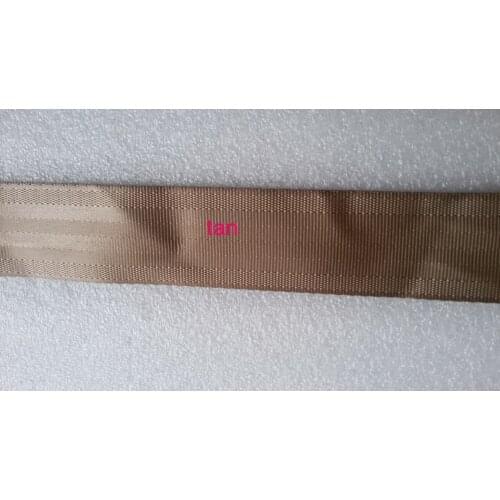 5 meters Roll Seat Belt Webbing Safety Strap TAN Color 4.8cm Wide 5 Bars