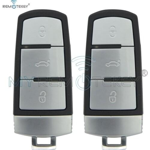 Remtekey 2pcs 433Mhz 3C0 959 752BA 3 button for VW Volkswagen Magotan Passat CC 2005 2006 2007 2008 2009 2010 Keyless smart key