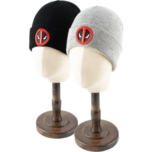 Snowing Outdoor Keep Warm Windproof Base Soft Breathable Embroidery Face Skull Beanies Hat Unisex Run Cycling Cold Cap Winter