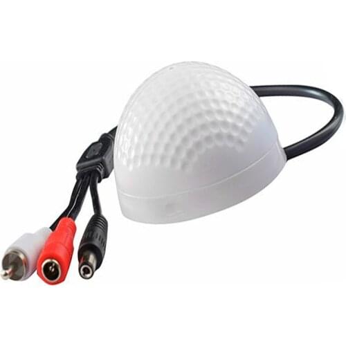 High Sensitivity Audio Pickup Input Mini CCTV Security Surveillance Microphone with Low Noise Clear Natural Voice