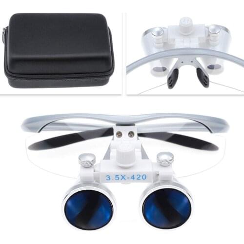 High Quality Plastic Frame Medical Loupes 2.5/3.5X Binocular Magnifier Dental Surgical Loupes