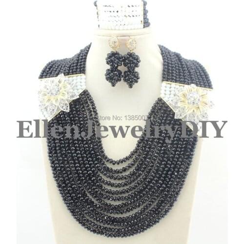 African Beads Jewelry Sets Nigerian Wedding African Jewelry Sets Crystal Jewelry Set W8146