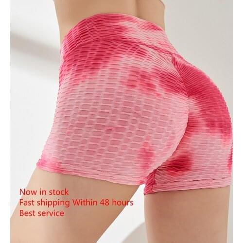Womens Workout Yoga Shorts High Waist Fitness Running Gym Athletic Legging Short Pants Underpants