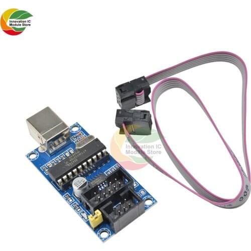 Ziqqucu USBtinyISP USBTiny AVR ISP Programmer 6/10 Pin Bootloader for Arduino Meag2560 UNO R3
