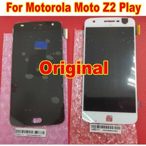 100% Original For Motorola Moto Z2 Play XT1710 LCD Display 10 Touch Panel Screen Digitizer Assembly Glass Sensor Phone Pantalla