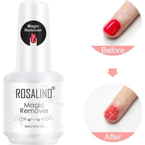 15ML Magic Remover Gel Nail Polish Remover Within 2-3 MINS Peel Off Varnishes Base Top Coat Without Soak Off Water