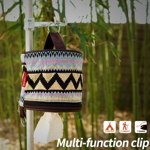 2Pcs Multifunction Outdoor Camping Lamp Clothing Tableware Can Holder Clip Hook Iron Clip Camping accessories