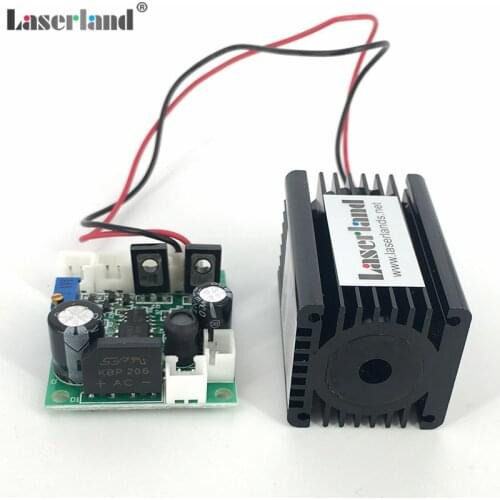 200mW 405nm Blue Violet Purple Laser Diode Module 12VDC TTL Stage Lighting