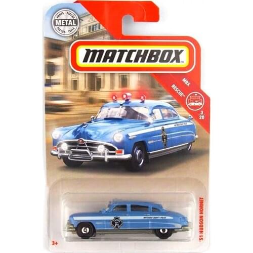 2019 Matchbox Car 1:64 Sports Car 51 HUDSON HORNET Metal Material Body Race Car Collection Alloy Car Gift