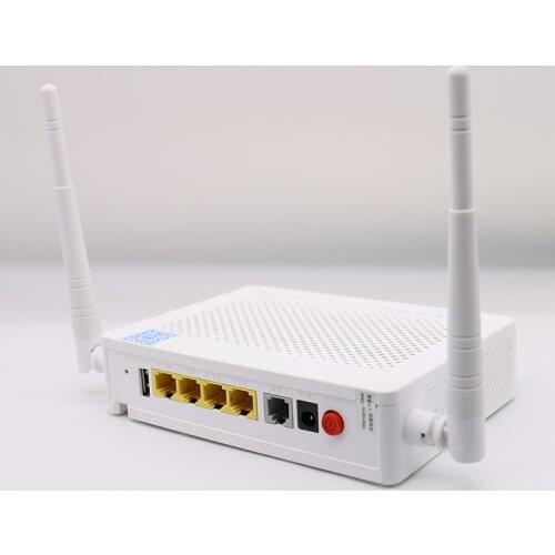 50/100 pieces Original ZTE f673av9 Dual Band 4GE+1tel+2usb+Ac 5g Wifi Secondhand Ont ONU Gpon nopower router Englishversion