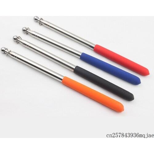 50 Pcs Telescopic Flag Pole Stainless Steel Flagpole Extendable Banner Guide Pole Teachers Pointer 1.6M Telescopic Pointer