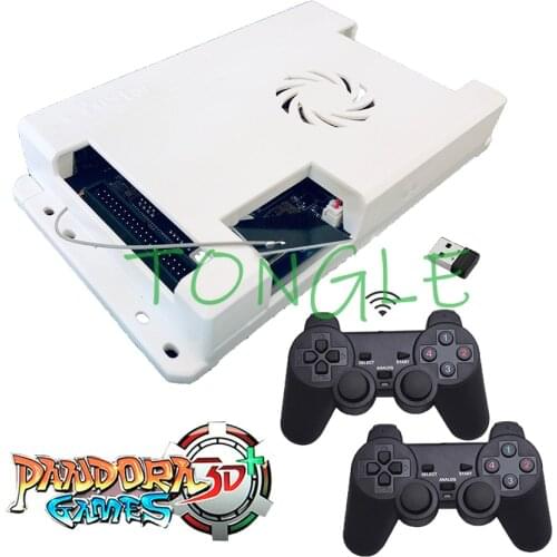8000 in 1 Arcade Game PCB Board USB 2PCS Wireless Gamepad Set 168*3d WIFI DIY Arcade Kit Pandora 3D Games Online Download