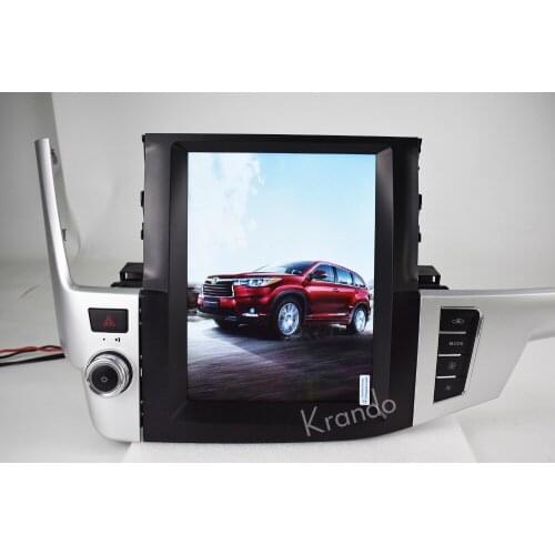 Krando Android 9.0 12.1" verticial screen car radio for Toyota Highlander 2014+ radio navigation system