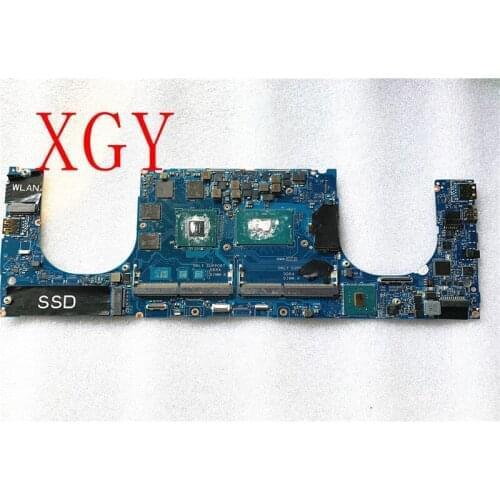 CN-0YH90J 0YH90J For DELL P56F 15 XPS 9560 Laptop motherboard CAM00 01 LA-E331P MB With SR32Q i7-7700HQ GTX1050 4GB-GPU Tested