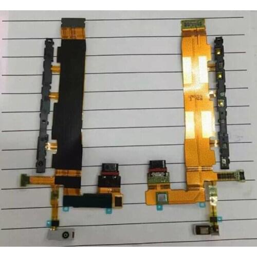 For Xperia Z3+(Charging Port Dock Connector & Power ON/OFF & Volume & Mic) Flex Cable Repair Part
