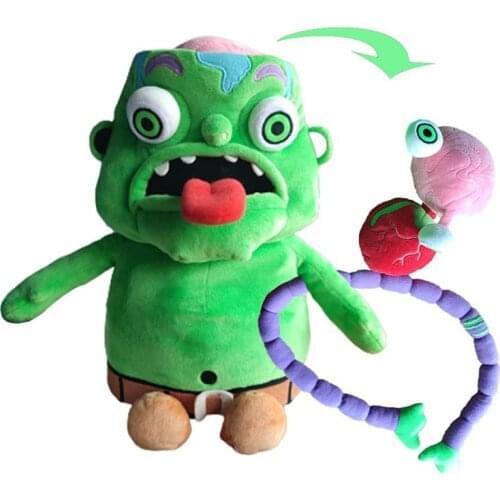 Halloween Horror Plush Doll Toys Detachable Head Corpse Plush Toys Soft Stuffed Plush Dolls Halloween Decorations Children Toys
