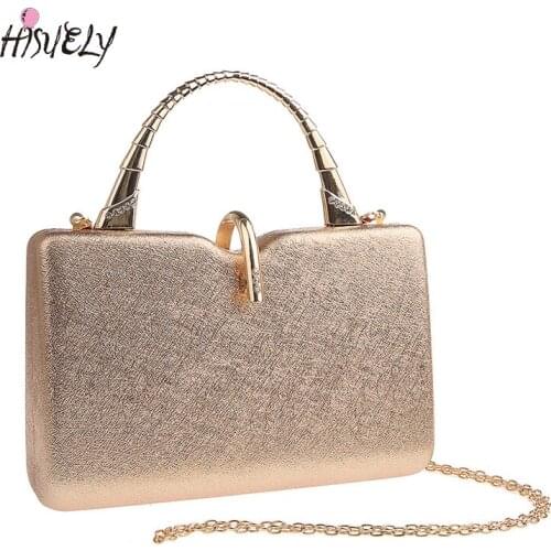 New Fashion Simple Evening Bag Sequined Clutch HandBag Bride Bag Free Shipping Wedding Party Chain Shoulder Purse Female WY218