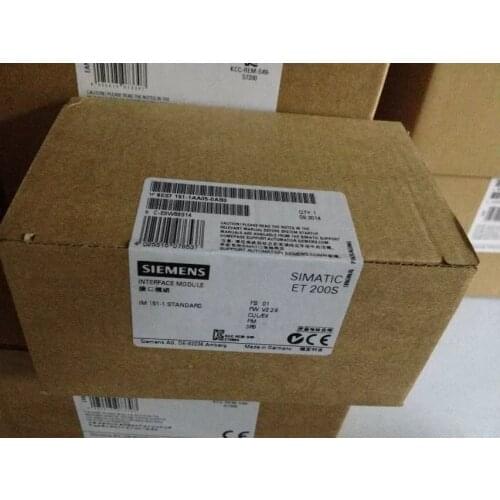 New SEALED Original 6ES7151-1AA05-0AB0 SIMATIC DP, INTERFACE MODULE IM151-1 FOR SIEMENS ET200S INCL. TERMINATING MODULE