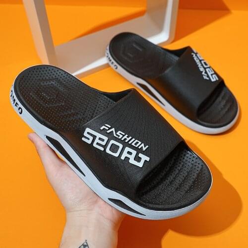 Cool Slippers woman men Summer Outdoor Beach Shoes New Casual Breathable Flip Flop Man Non-slip fashion Indoor Bathroom Slippers