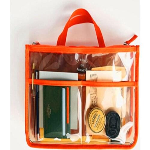 Large Waterproof Transparent PVC Cosmetic Bag Women Make Up Case Travel Zipper Makeup Beauty Wash Organizer Toiletry Storage Kit