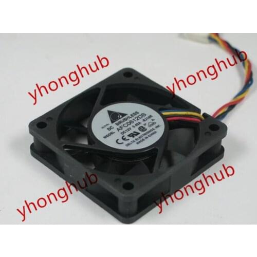 Delta Electronics AFC0612DB 9J10R DC 12V 0.45A 60x60x15mm Server Cooling Fan