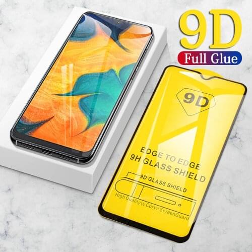 9D Full Glue Protective Glass For Samsung Galaxy A50 A40 A70 A30 2019 Tempered Glas On The Galax A 30 40 50 70 phone Curved Film