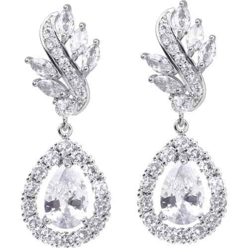 Bettyue Ingenious Waterdrop Shape Earring For Women&Girls Symmtrical Style AAA ZIrconia Jewelry New Fashion Gift Wedding Party