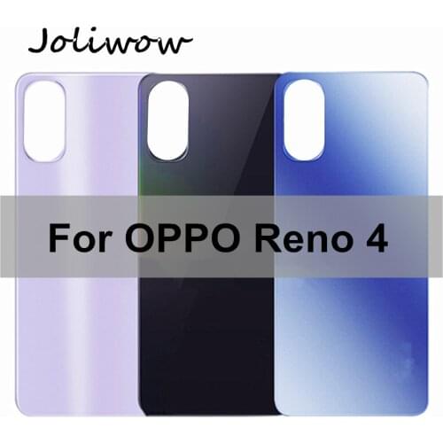 6.4" For Oppo Reno 4 Battery Cover Door Housing case Glass cover for OPPO Reno 4 Back Battery Cover