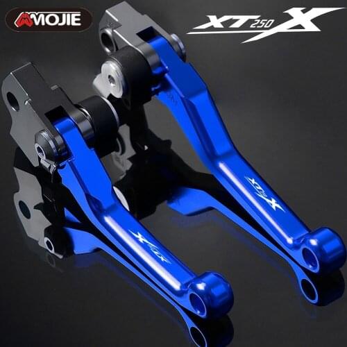 Pivot Motocross DirtBike CNC Aluminum Brake Clutch Levers FOR YAMAHA XT250X XT 250X 2006 2007 2008 2009 2010 2011 2012 2013 2014