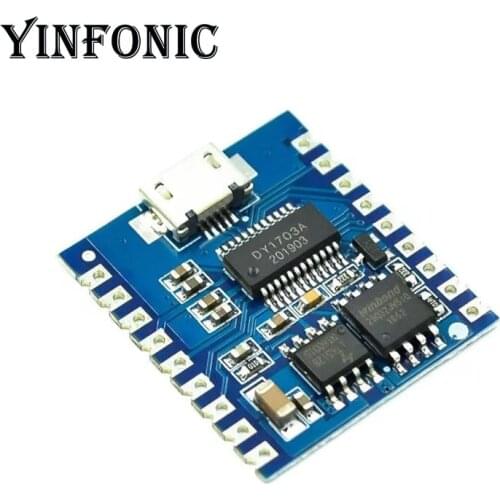 DY-SV17F Audio Module Mini MP3 Player IO Trigger USB Download Flash Voice Module