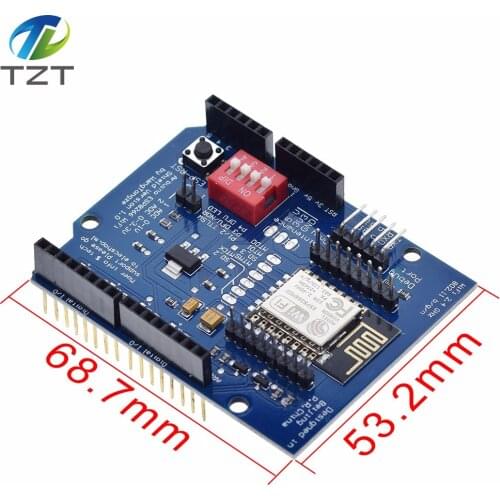 ESP8266 ESP-12E UART WIFI Wireless Shield Development Board For Arduino UNO R3 Circuits Boards Modules ONE