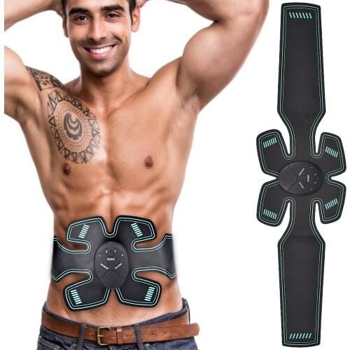 EMS Wireless Muscle Stimulator Abdominal Waist Muscle Stimulator Body Slimming Massager EMS Trainer ABS Carving Drop Ship