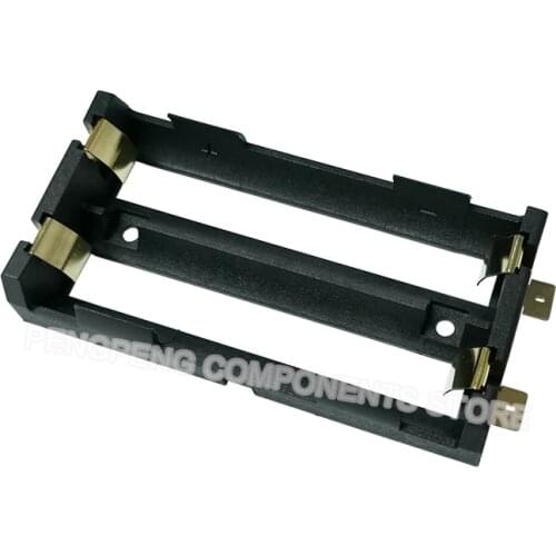 5PCS/Lot SMT SMD 2x18650 Battery Holder With Gold Plated Phosphor Bronze Pins, 2x18650 Battery Box