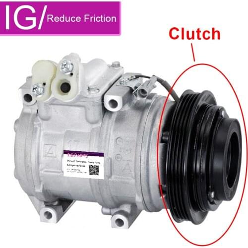 For 10PA17C Compressor AC Toyota Land Cruiser Prado VZJ95R 3.4 1996-2002 447100-8340 4471008340 Clutch Diameter 135mm Pulley 4PK